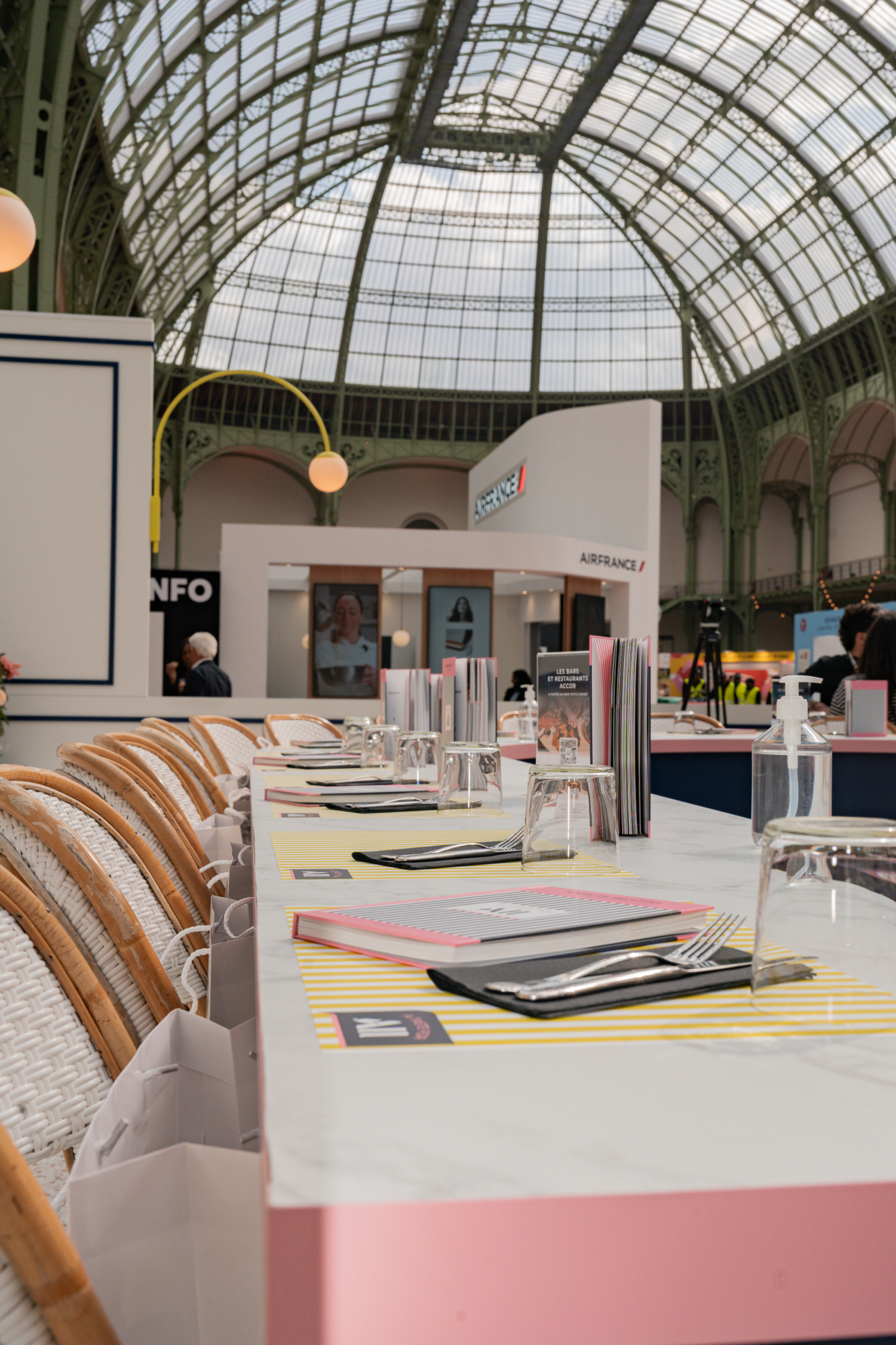 Accor client hospitality space at the Taste of Paris Festival