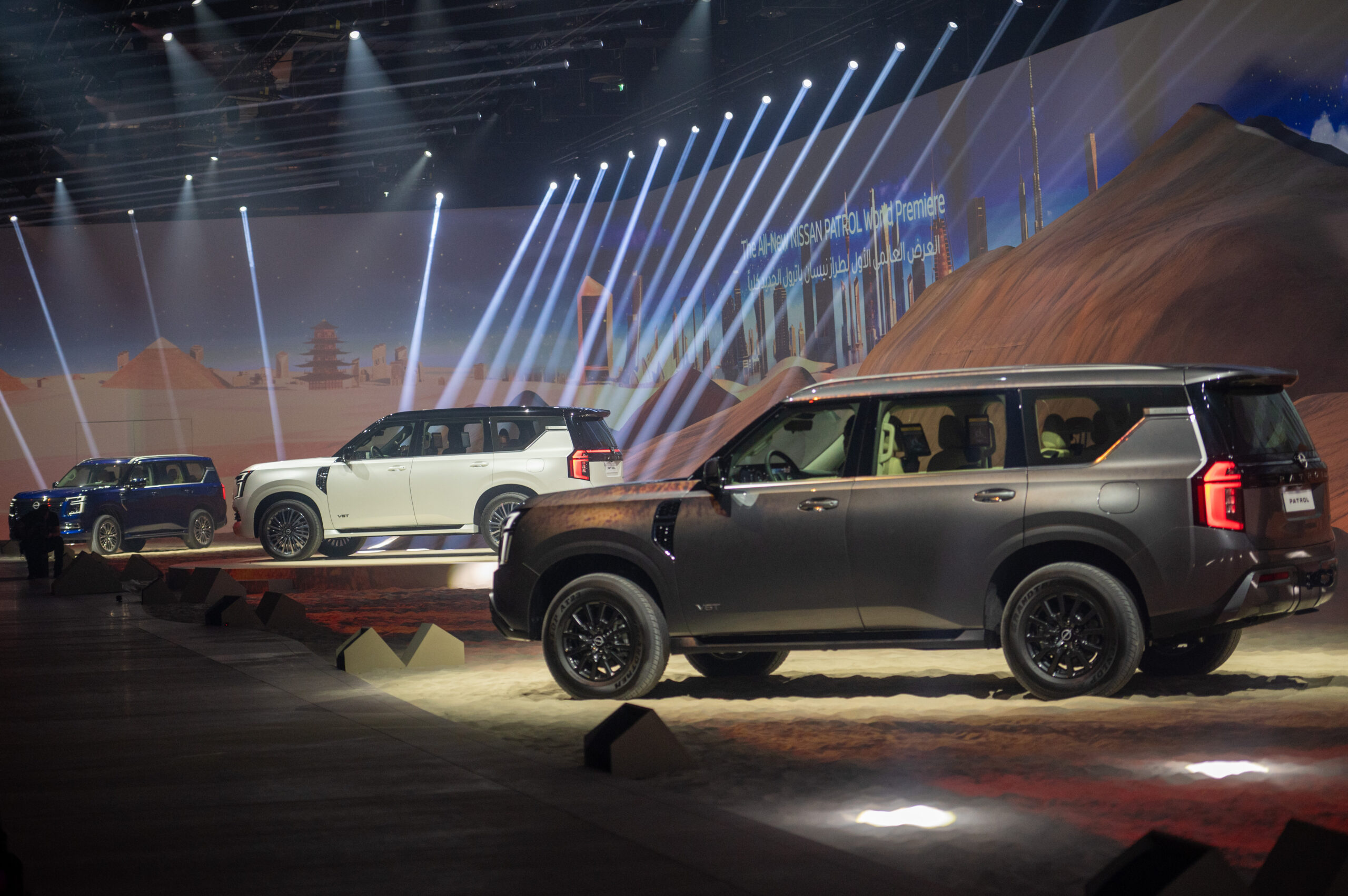 Exhibition space for the Nissan Patrol