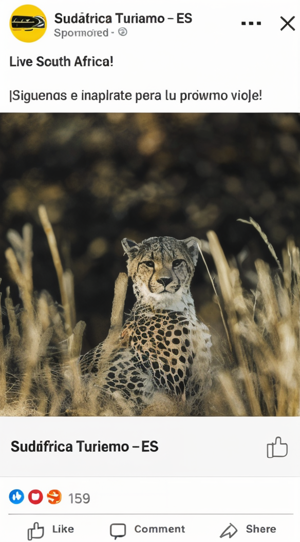 leopard picture in south african bush