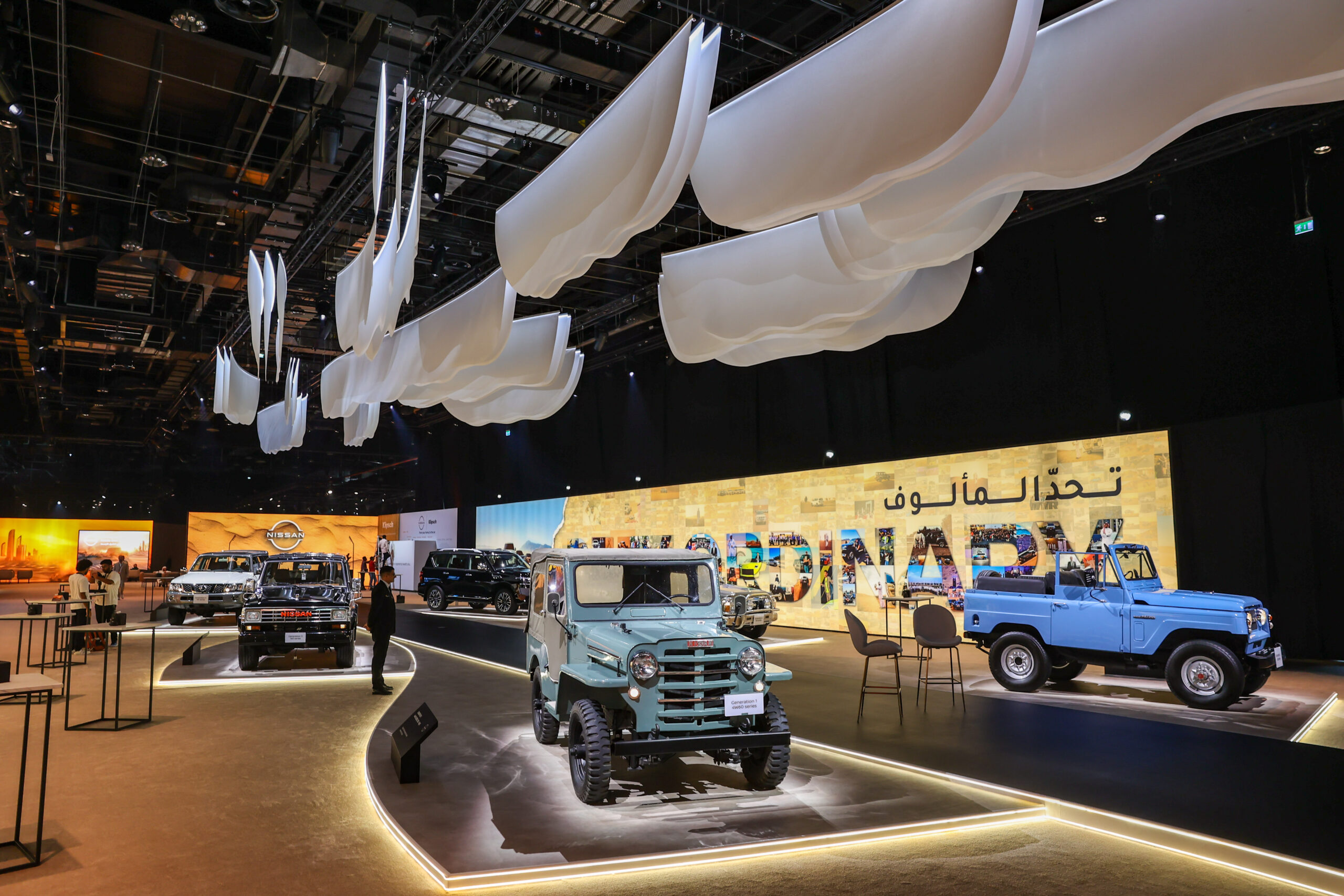 Exhibition space for the Nissan Patrol