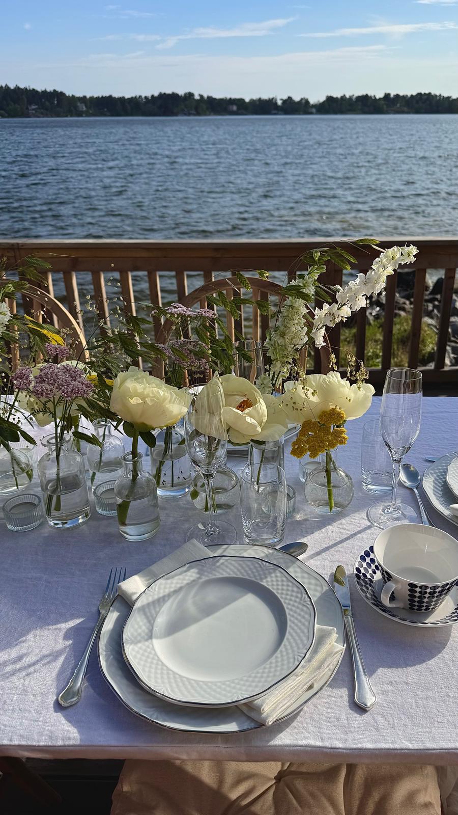 Exclusive lunch near the sea in Stockholm