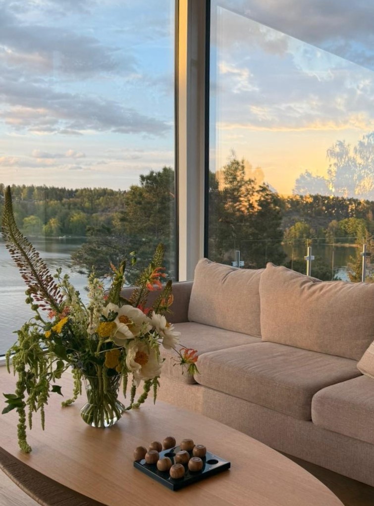 Luxury view from a hotel in Stockholm