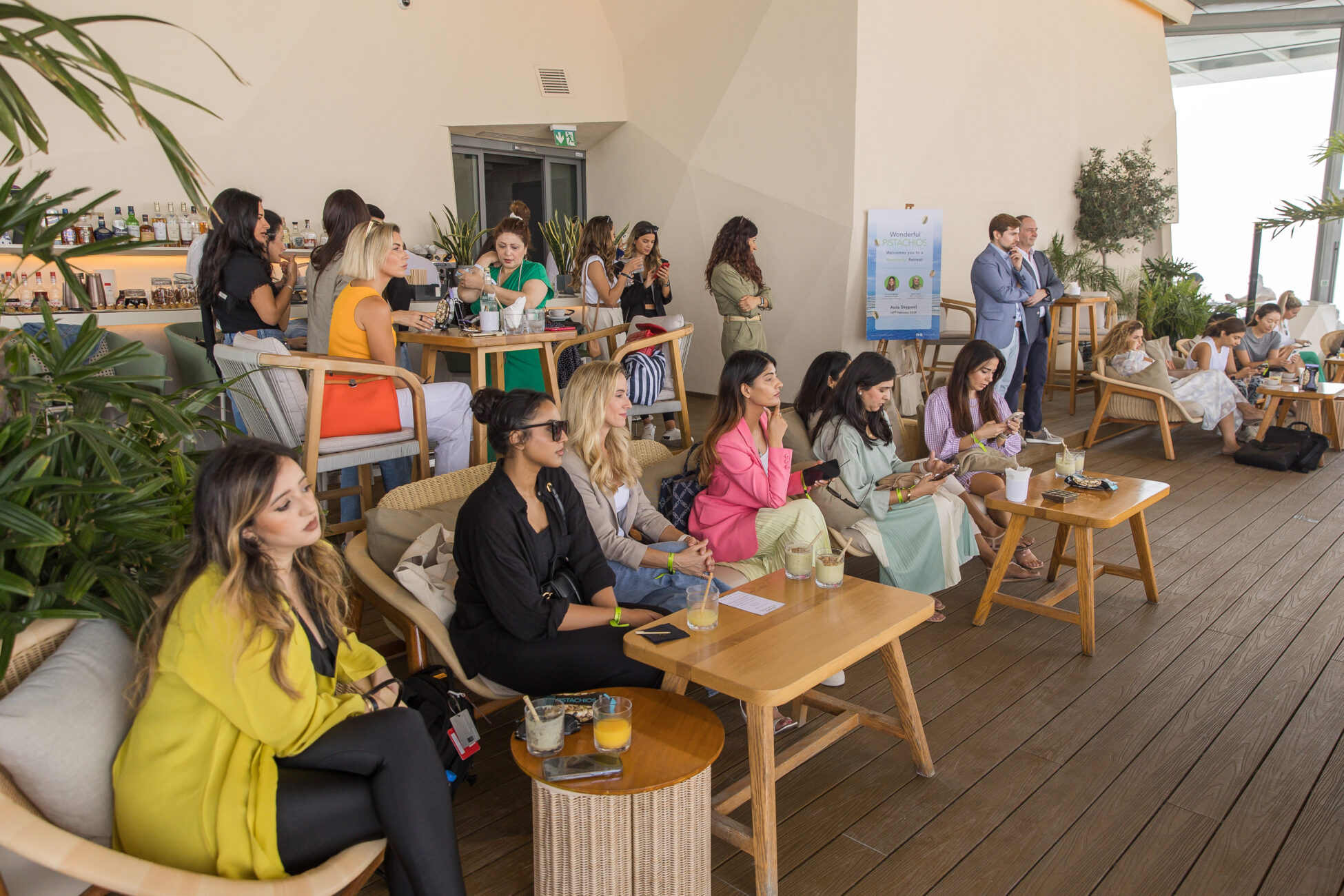 Influencers attending the event