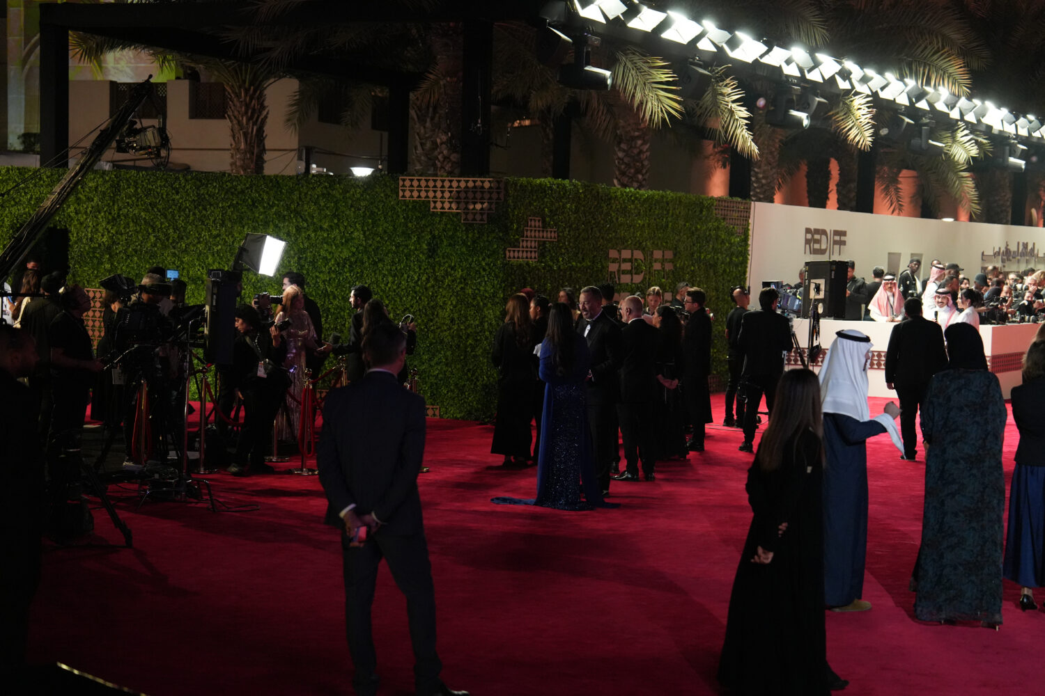 people on red carpet for film festival event