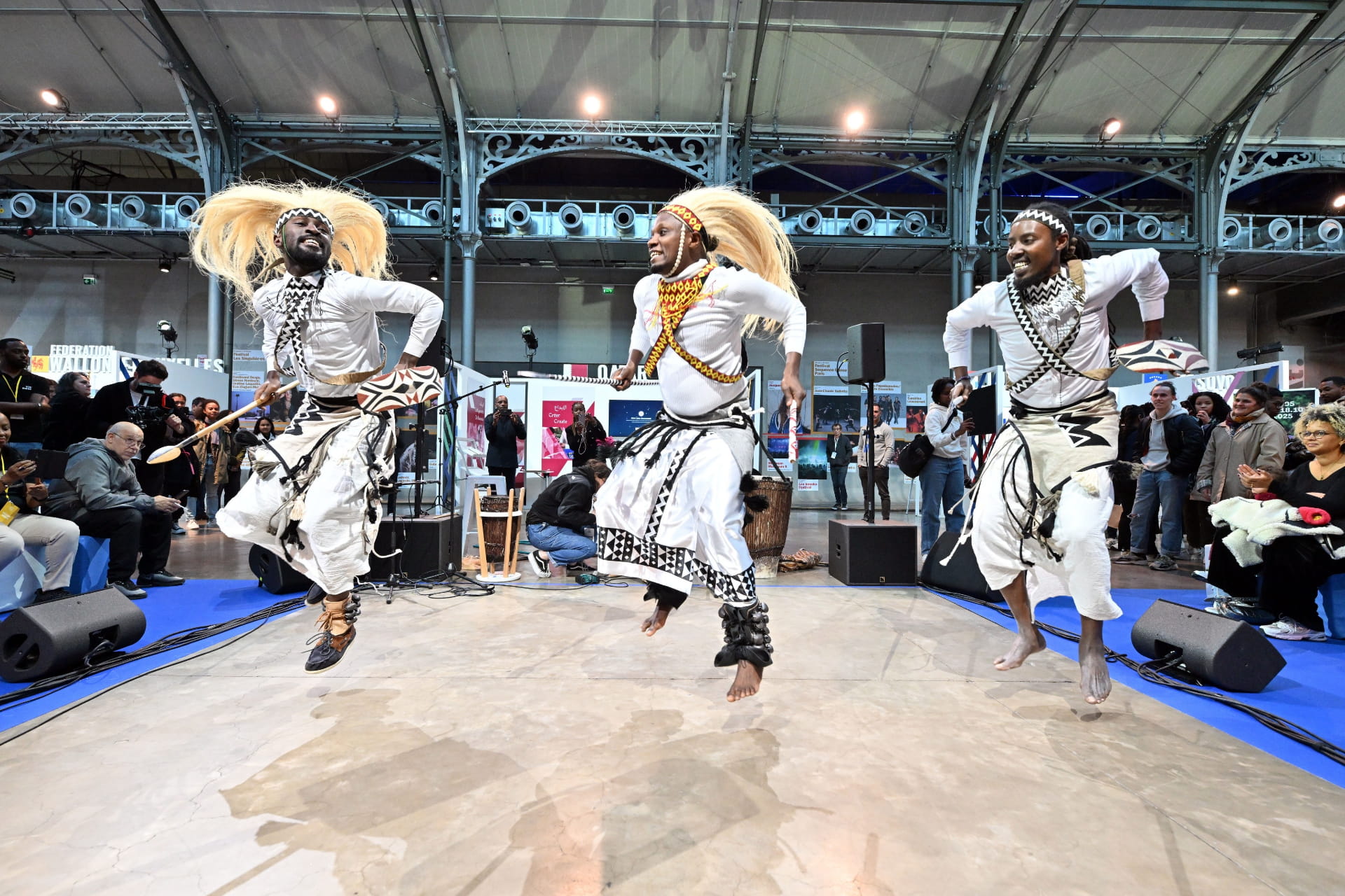 Cultural performance at La Gaîté Lyrique for the Francophonie Festival